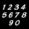 '97-'05 FIA GT Number Plate Font